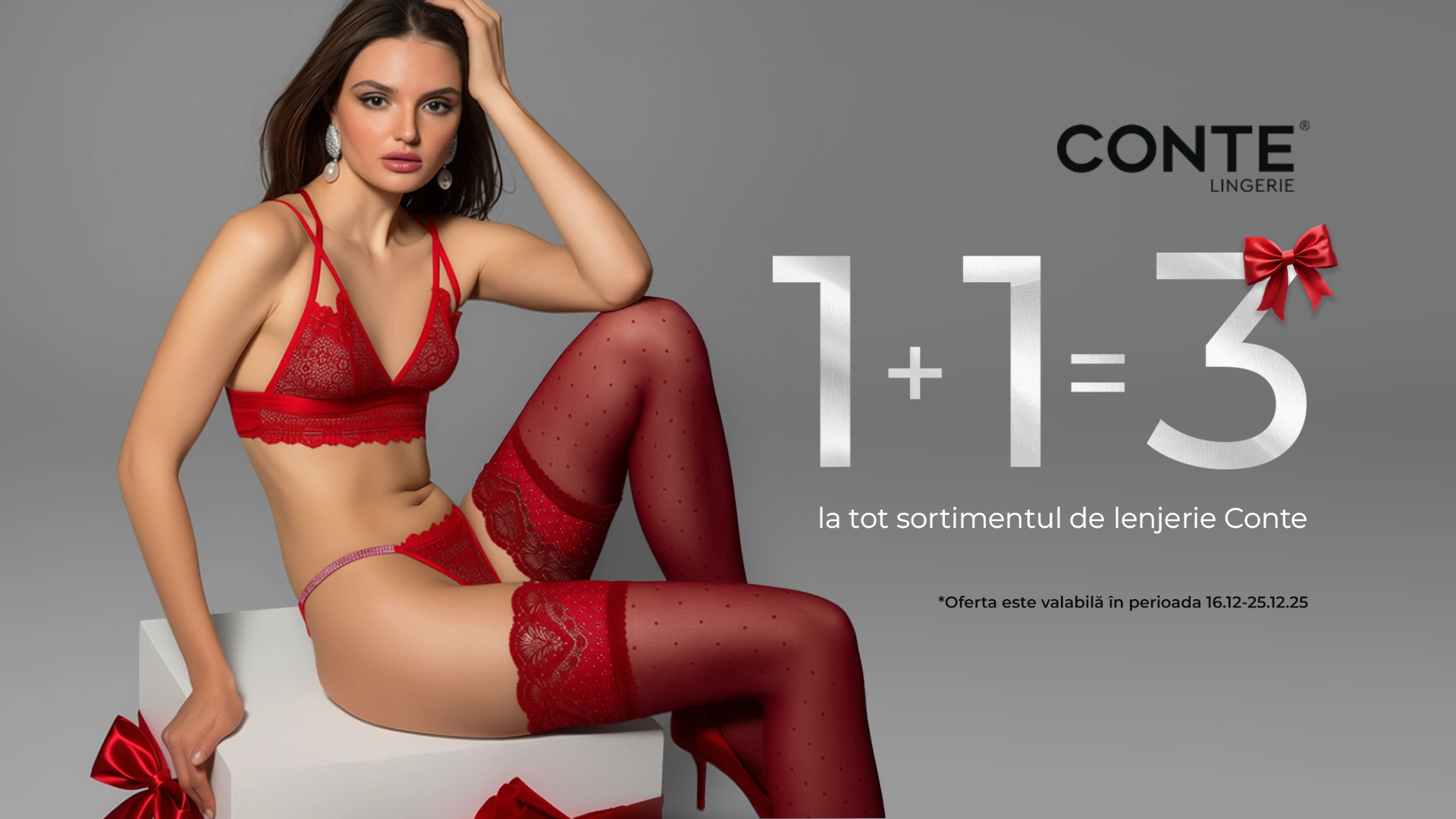 1+1=3 la lenjeria Conte